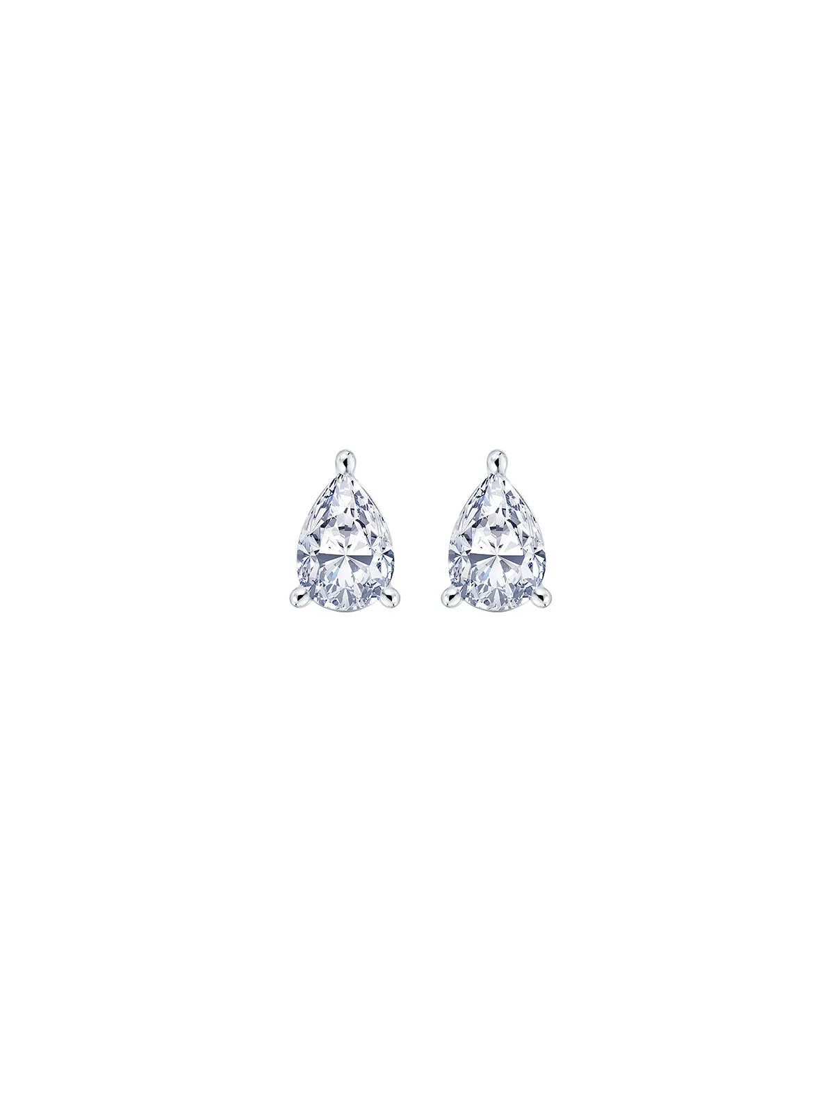 2.05ct/ 3.00ct/ 4.04ct Diamond 18K Gold Pear Shaped Stud Earrings sold by Wish Fine Jewelry product image thumbnail 2