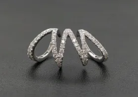 0.58ct Diamond 18K Gold Statement Ear Cuff sold by Wish Fine Jewelry product image thumbnail 3