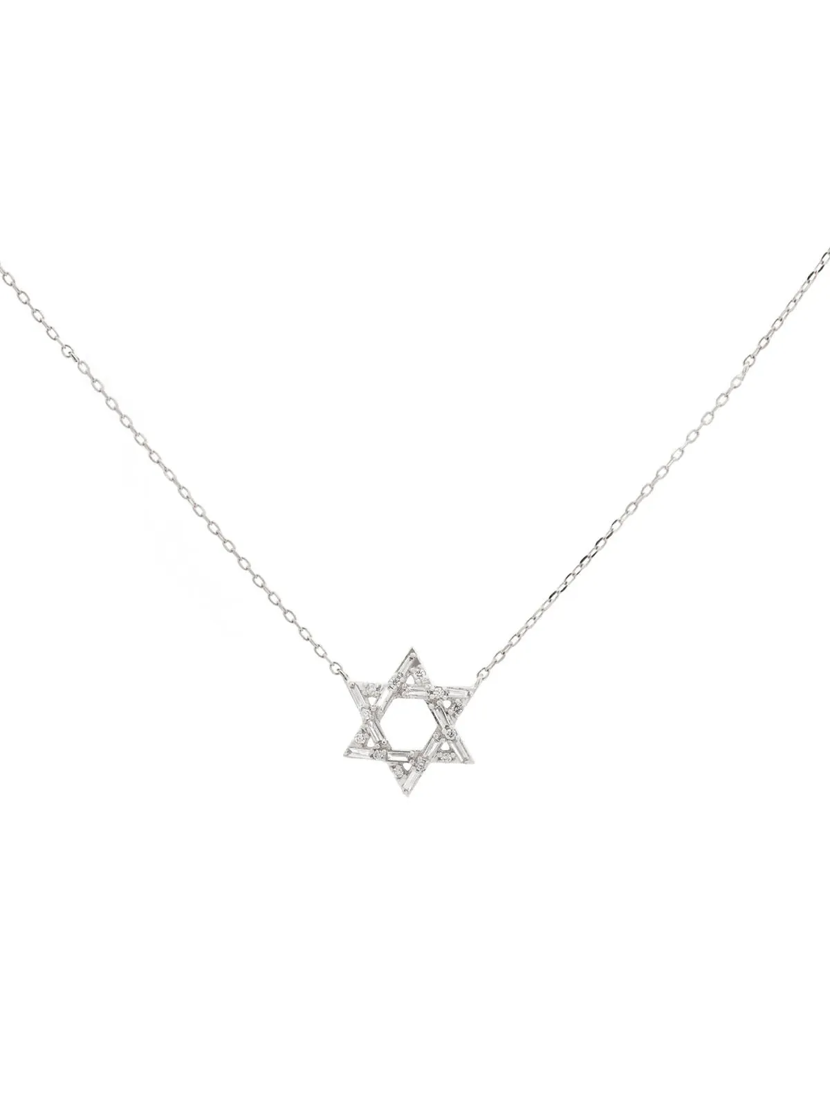 0.20ct Diamond 18K Gold Star of David Necklace sold by Wish Fine Jewelry product image thumbnail 3