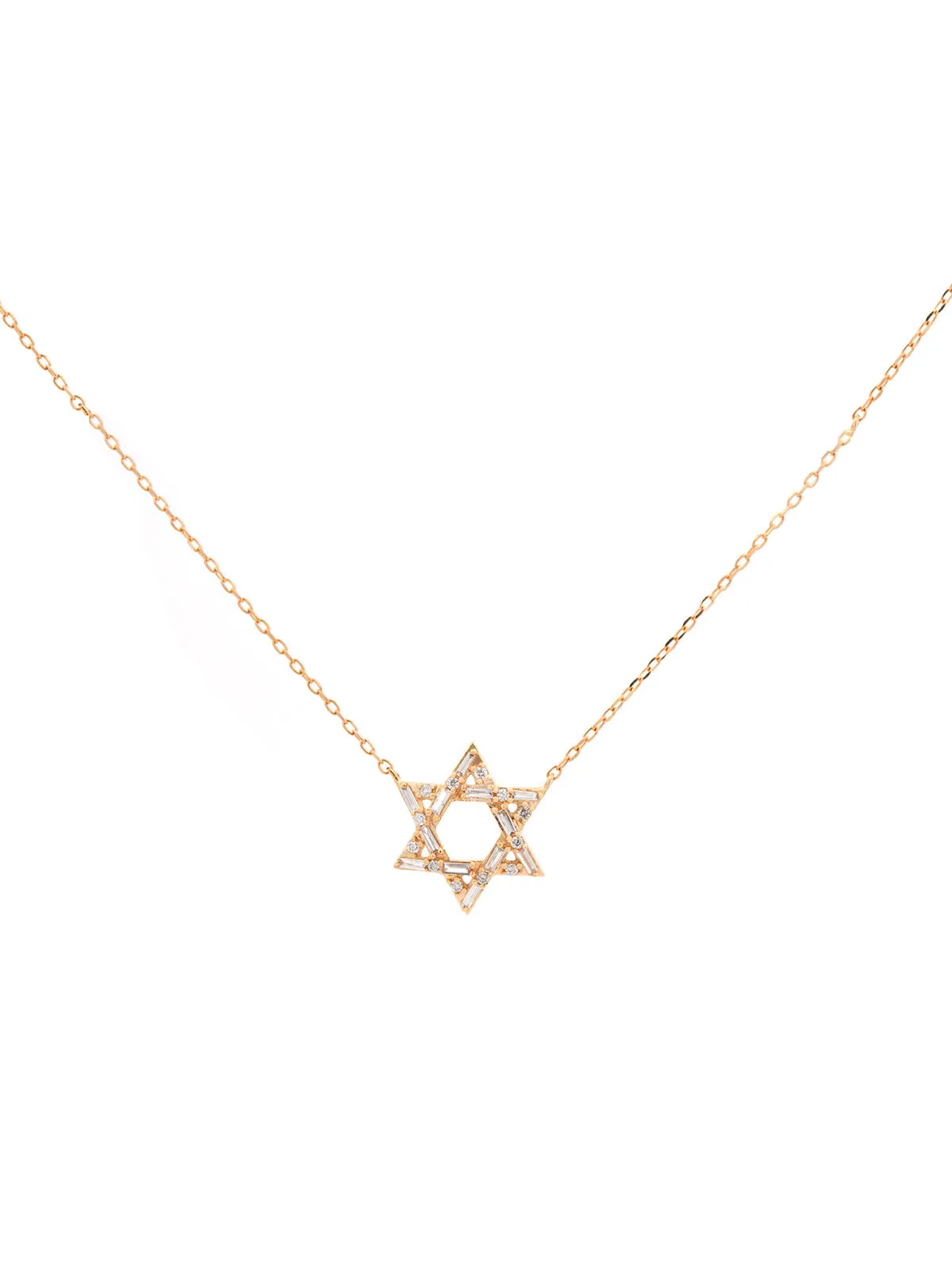 0.20ct Diamond 18K Gold Star of David Necklace sold by Wish Fine Jewelry