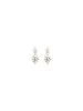 0.50ct Diamond 18K Gold Dainty Double Stud Earrings sold by Wish Fine Jewelry