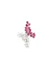 4.15ct Diamond Ruby  18K Gold Bypass Ring sold by Wish Fine Jewelry