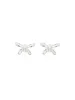 0.42ct Diamond 18K Gold Bow Stud Earrings sold by Wish Fine Jewelry