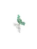 3.42ct Diamond Emerald 18K Gold Bypass Ring sold by Wish Fine Jewelry