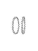 10.50ct Diamond 14K Gold Inside Outside Hoops Earrings sold by Wish Fine Jewelry