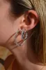 10.50ct Diamond 14K Gold Inside Outside Hoops Earrings sold by Wish Fine Jewelry