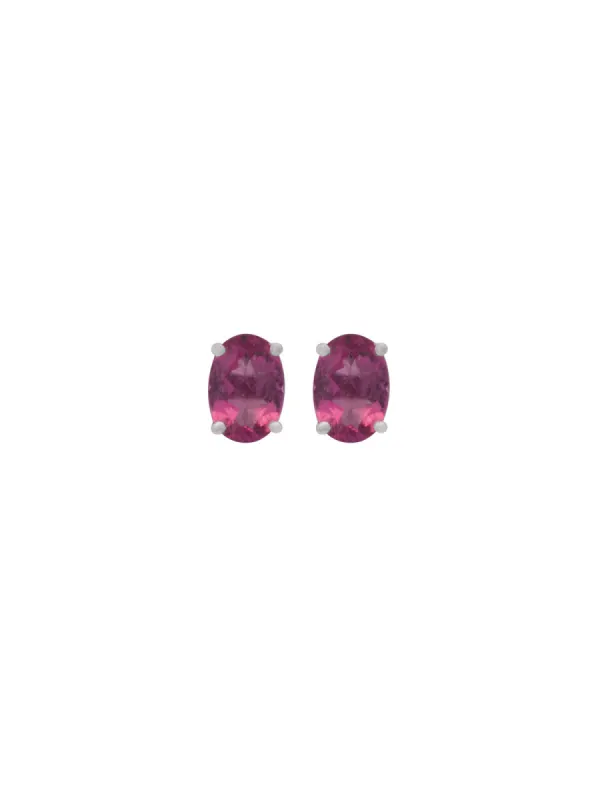 1.40ct Tourmaline 14K Gold Oval Stud Earrings sold by Wish Fine Jewelry