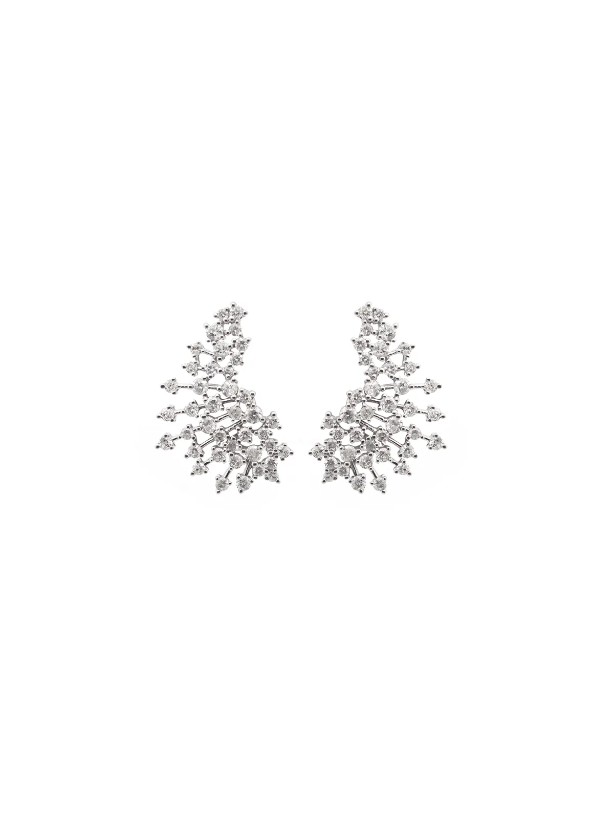 1.66ct Diamond 18K Gold Fireworks Earrings sold by Wish Fine Jewelry