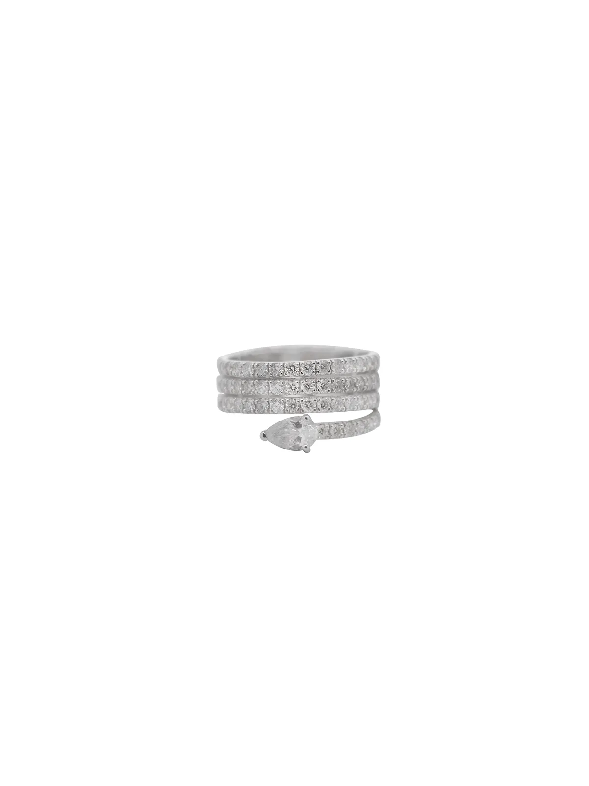 1.34ct Diamond 18K Gold Spiral Ring sold by Wish Fine Jewelry