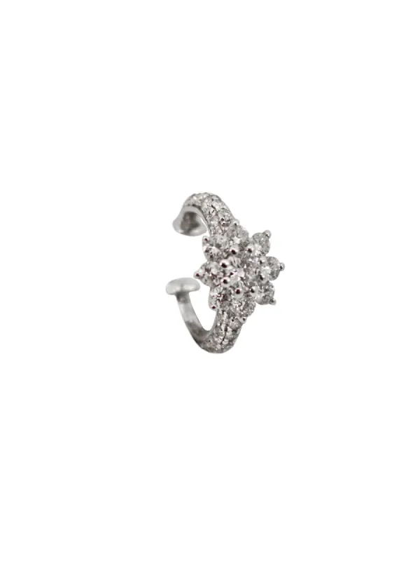 0.30ct Diamond 18K Gold Floral Ear Cuff sold by Wish Fine Jewelry