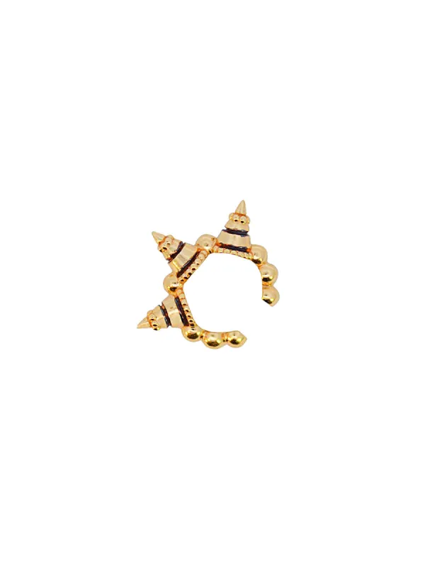 18K Gold Spiked Ear Cuff sold by Wish Fine Jewelry