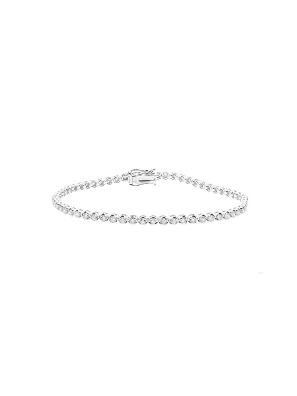 2.00ct Diamond 14K Gold Tennis Bracelet sold by Wish Fine Jewelry