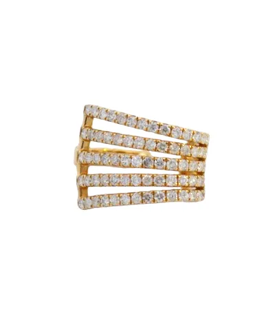 0.95ct Diamond 18K Gold Five Row Ear Cuff sold by Wish Fine Jewelry product image thumbnail 3
