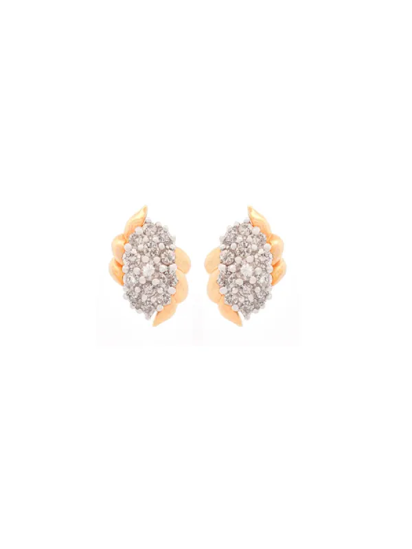 0.75ct Diamond 14K Gold Pave Stud Earrings sold by Wish Fine Jewelry