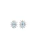 1.50ct Aquamarine 14K Gold Halo Stud Earrings sold by Wish Fine Jewelry