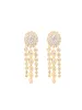 2.93ct Diamond 14K Gold Flower Cascade Earrings sold by Wish Fine Jewelry