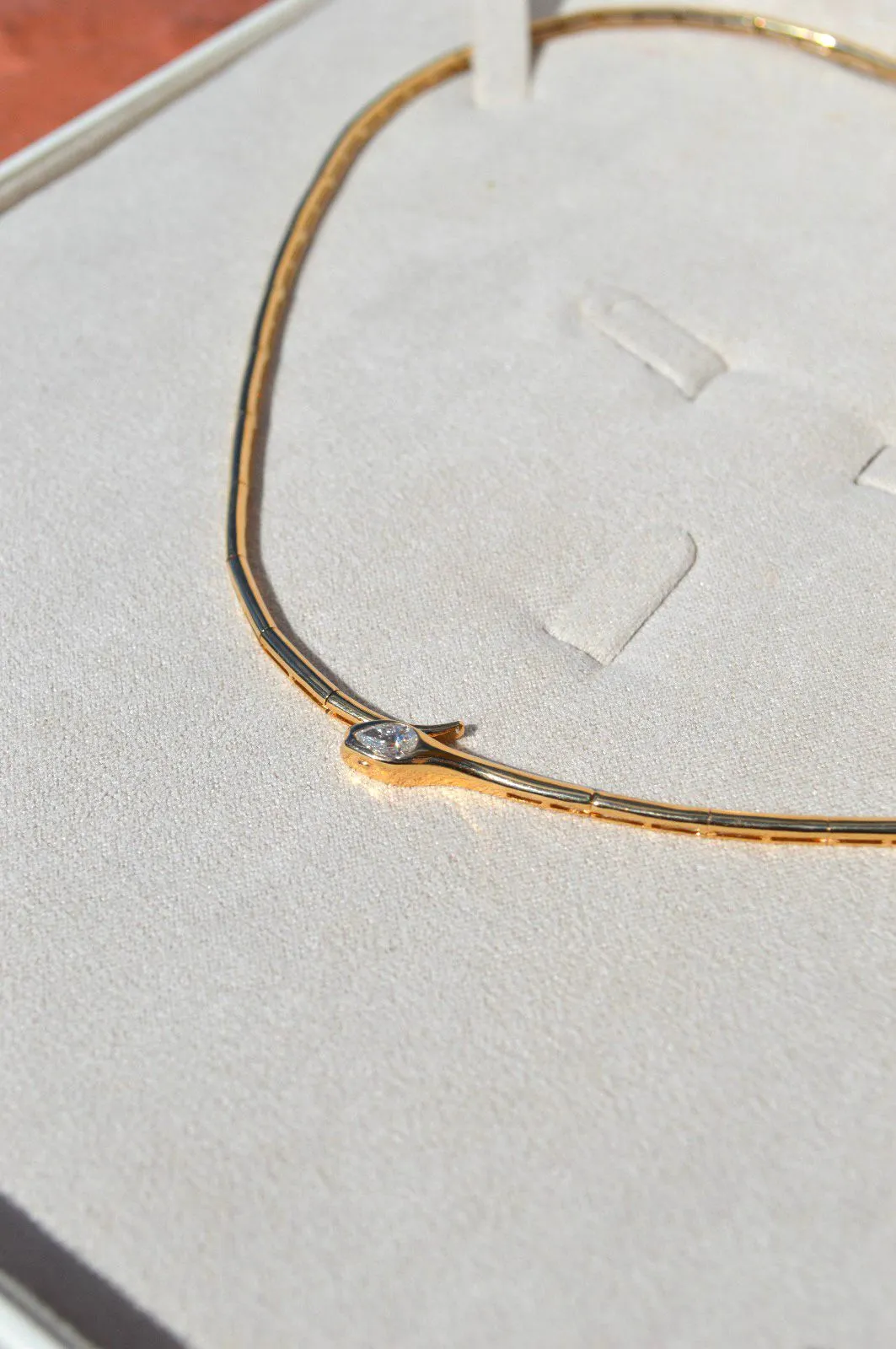 0.37ct Diamond 14K Gold Snake Necklace sold by Wish Fine Jewelry product image thumbnail 3