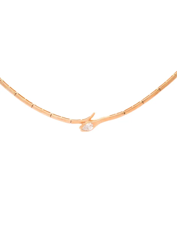 0.37ct Diamond 14K Gold Snake Necklace sold by Wish Fine Jewelry