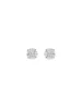 0.76ct Diamond 18K Gold Illusion Stud Earrings sold by Wish Fine Jewelry