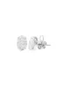 2.52ct Diamond 18K Gold Oval Illusion Stud Earrings sold by Wish Fine Jewelry