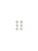 0.09ct Diamond 14K Gold Three Stone Earrings sold by Wish Fine Jewelry