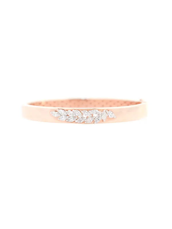 1.10ct Diamond 18K Gold Bangle Bracelet sold by Wish Fine Jewelry
