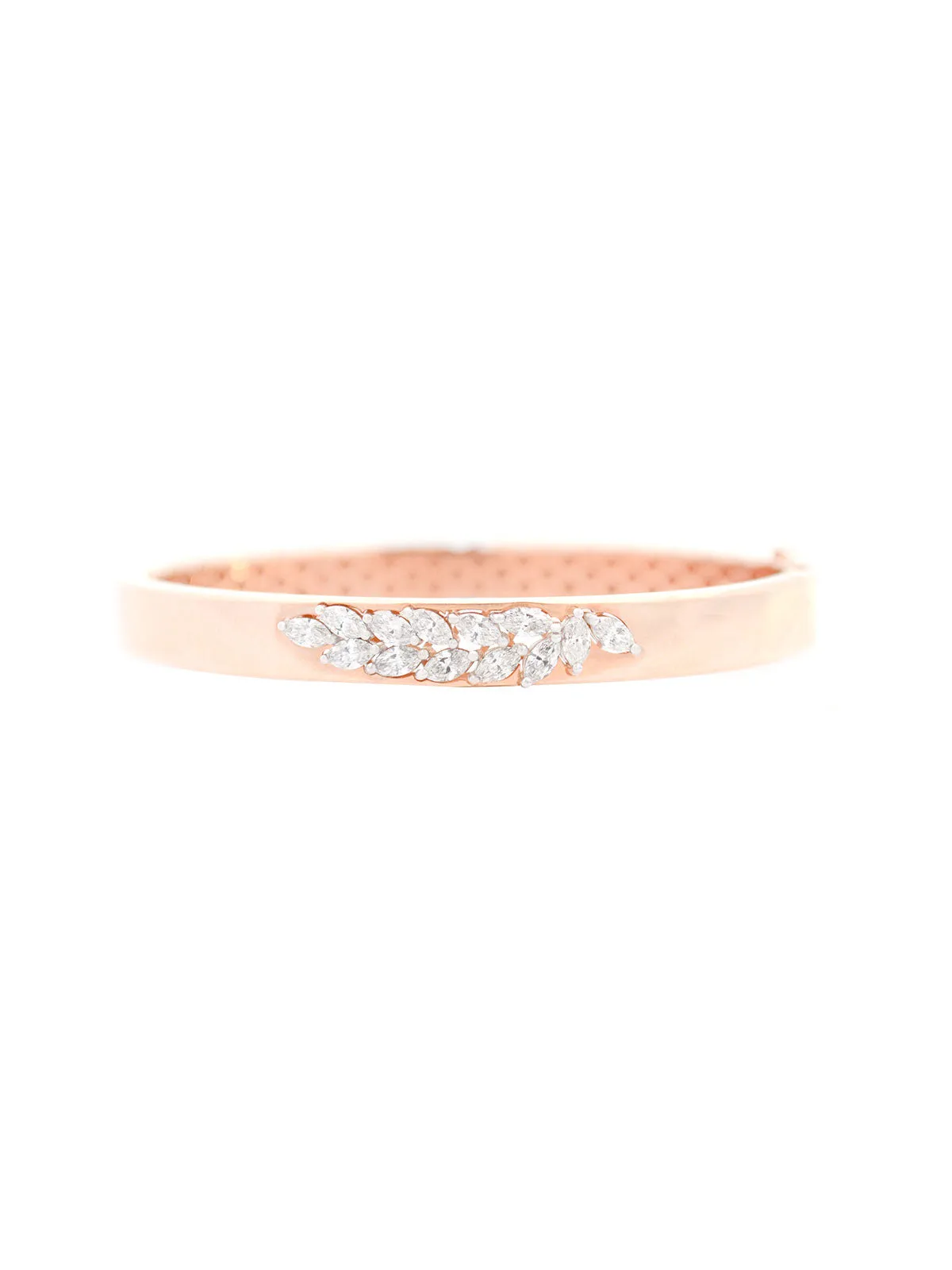1.10ct Diamond 18K Gold Bangle Bracelet sold by Wish Fine Jewelry