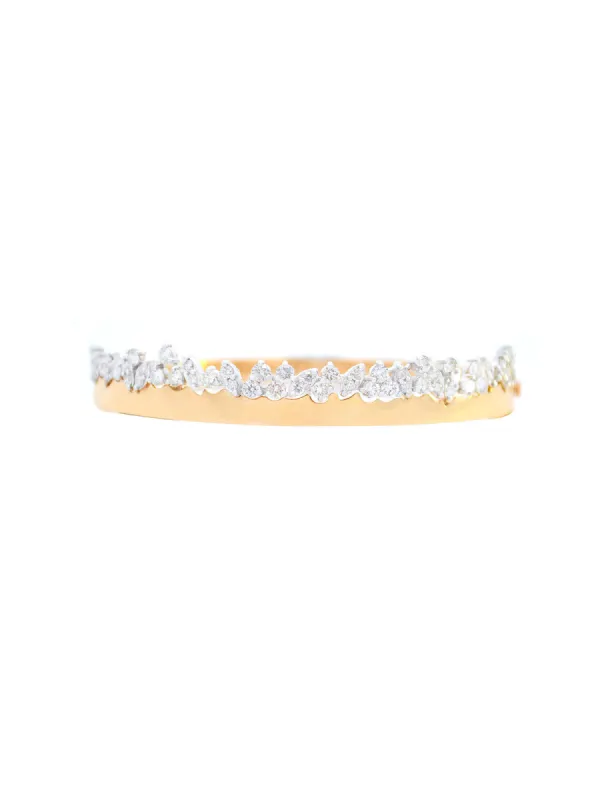2.11ct Diamond 14K Gold Bangle Bracelet sold by Wish Fine Jewelry