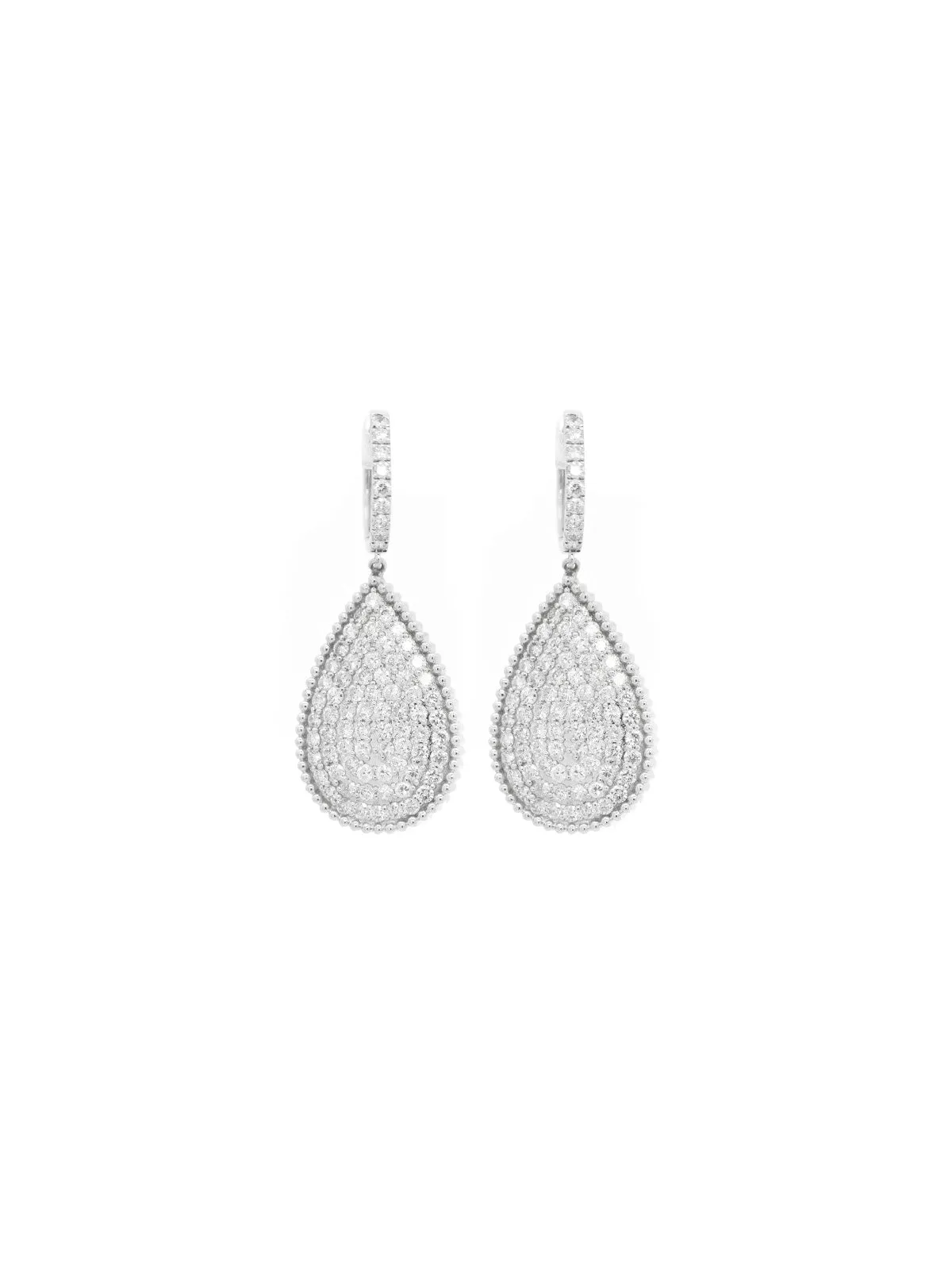 2.75ct Diamond 18K Gold Dangle Earrings sold by Wish Fine Jewelry