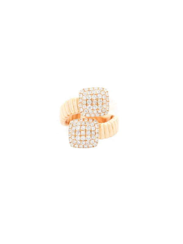 1.20ct Diamond 14K Gold Bypass Ring sold by Wish Fine Jewelry