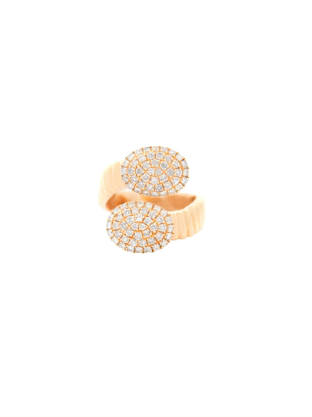 1.10ct Diamond 14K Gold Bypass Ring sold by Wish Fine Jewelry