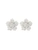 4.95ct Diamond 18K Gold Flower Earrings sold by Wish Fine Jewelry
