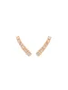 2.76ct  Diamond 18K Gold Graduated Climber Earrings sold by Wish Fine Jewelry