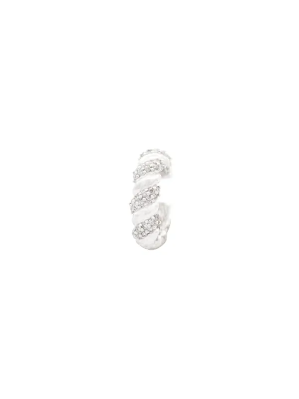 0.17ct Diamond 18K Gold Grooved Ear Cuff sold by Wish Fine Jewelry