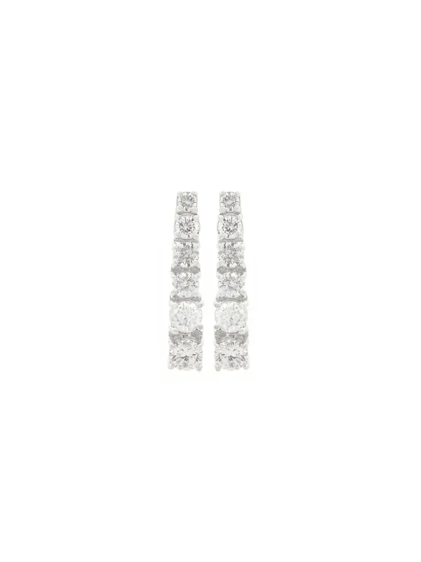 4.65ct Diamond 14K Gold Graduated Tennis Earrings sold by Wish Fine Jewelry