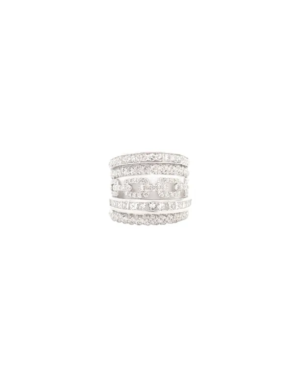 2.60ct Diamond 14K Gold Shield Ring sold by Wish Fine Jewelry