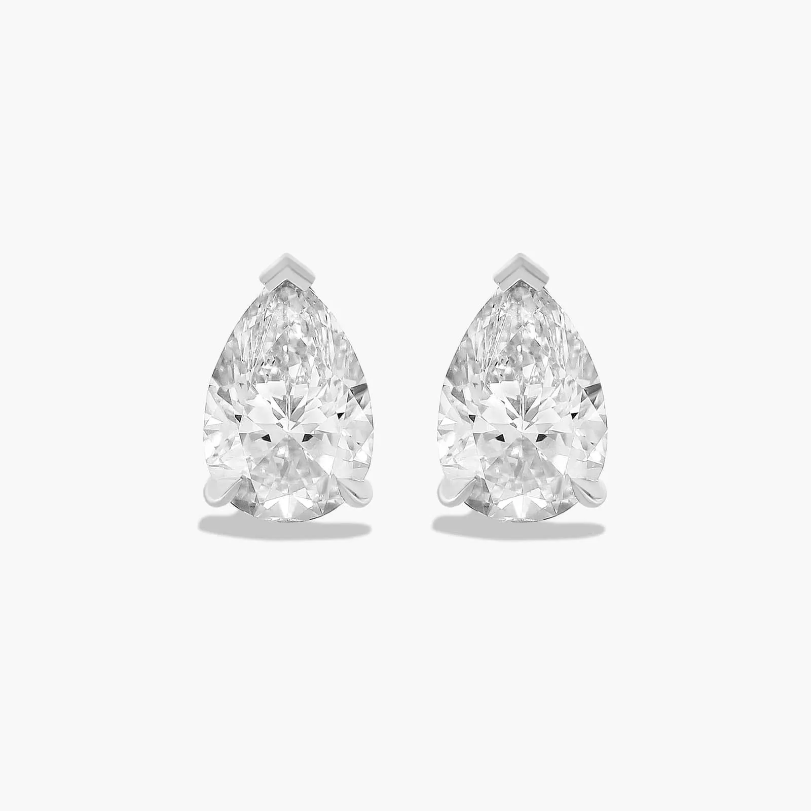 IGI 2.00ct Diamond 18K Gold Pear Martini Set Stud Earrings sold by Wish Fine Jewelry