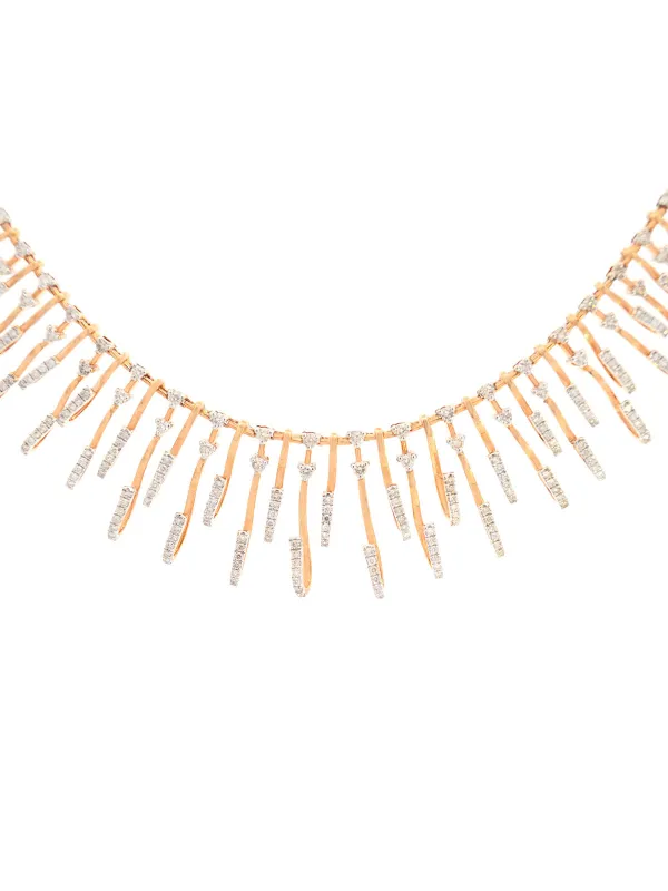 4.56ct Diamond 14K Gold Statement Necklace sold by Wish Fine Jewelry