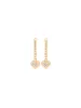 0.51ct Diamond 14K Gold Heart Dangle Earrings sold by Wish Fine Jewelry