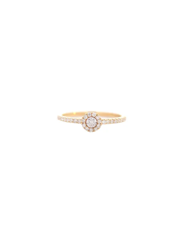 0.20ct Diamond 18K Gold Dainty Ring sold by Wish Fine Jewelry