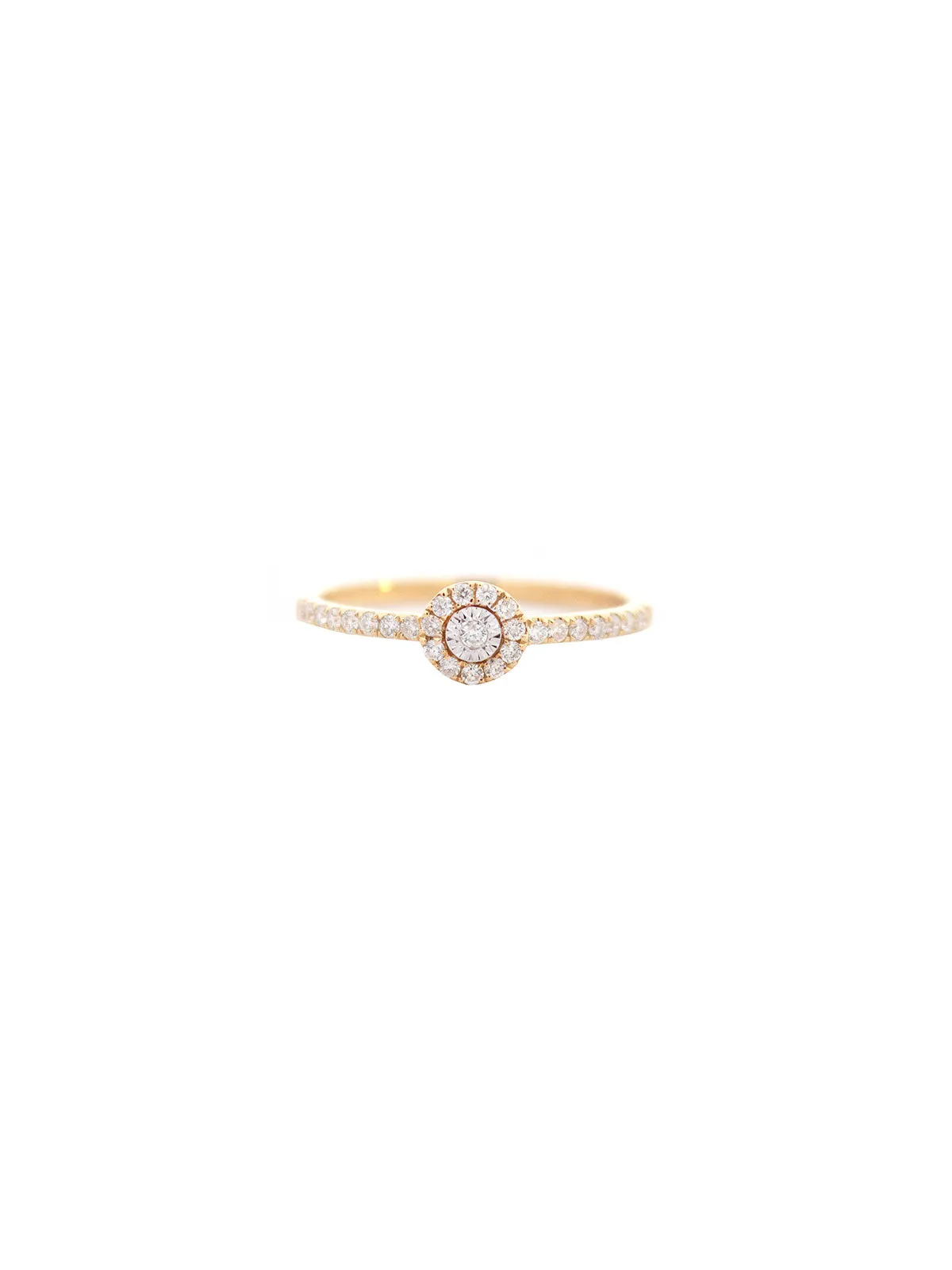 0.20ct Diamond 18K Gold Dainty Ring sold by Wish Fine Jewelry