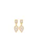 0.75ct Diamond 14K Gold Dangle Drop Earrings sold by Wish Fine Jewelry