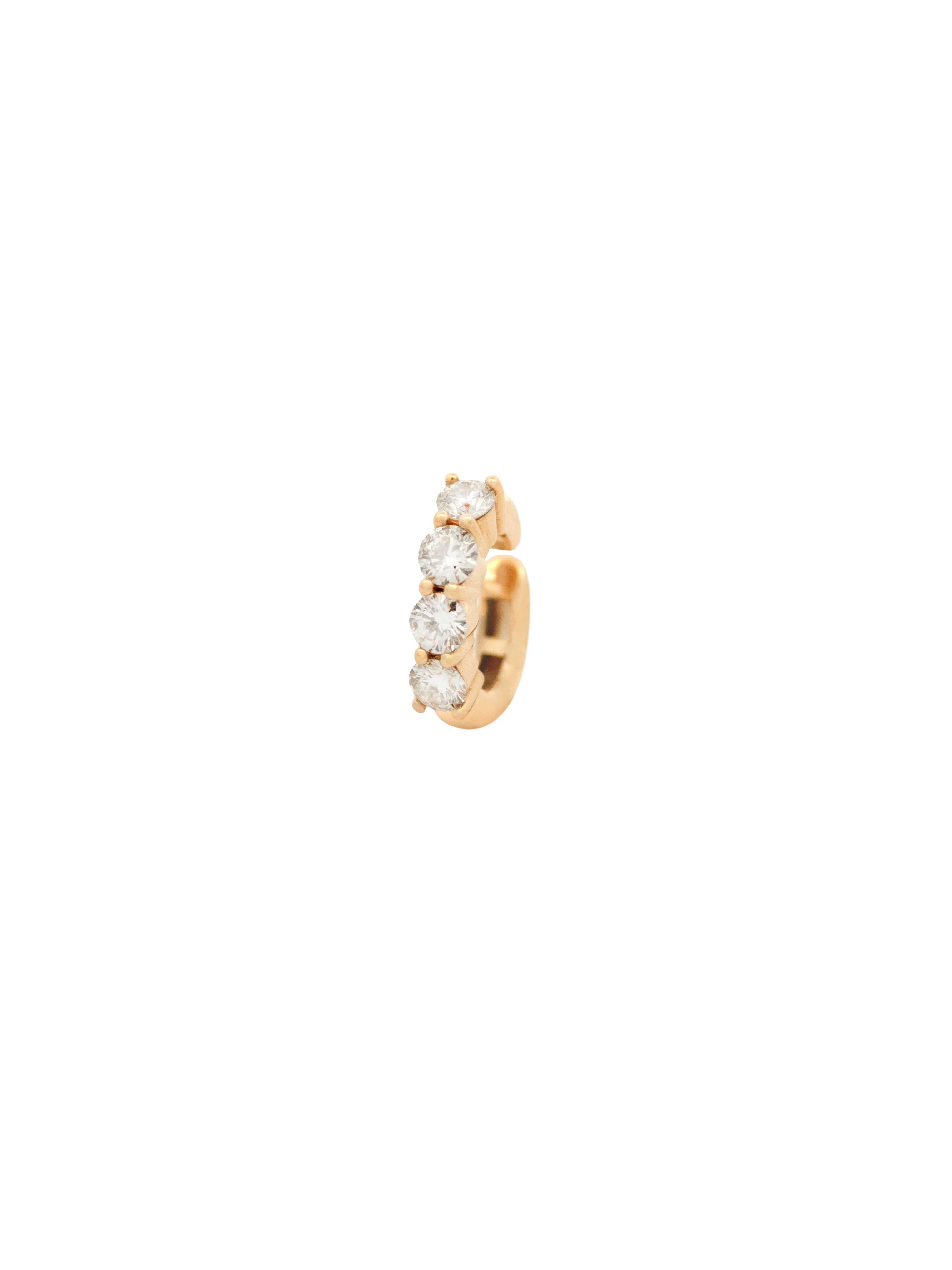 0.92ct Diamond 18K Gold Statement Ear cuff sold by Wish Fine Jewelry product image thumbnail 2