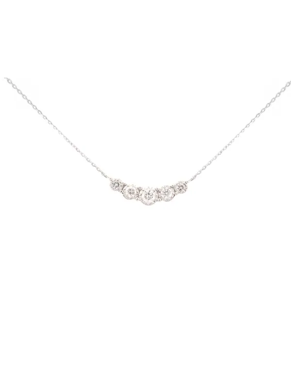 0.27ct Diamond 14K Gold Dainty Chain Necklace sold by Wish Fine Jewelry