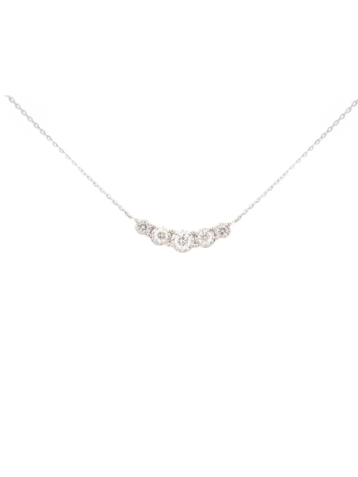 0.27ct Diamond 14K Gold Dainty Chain Necklace sold by Wish Fine Jewelry