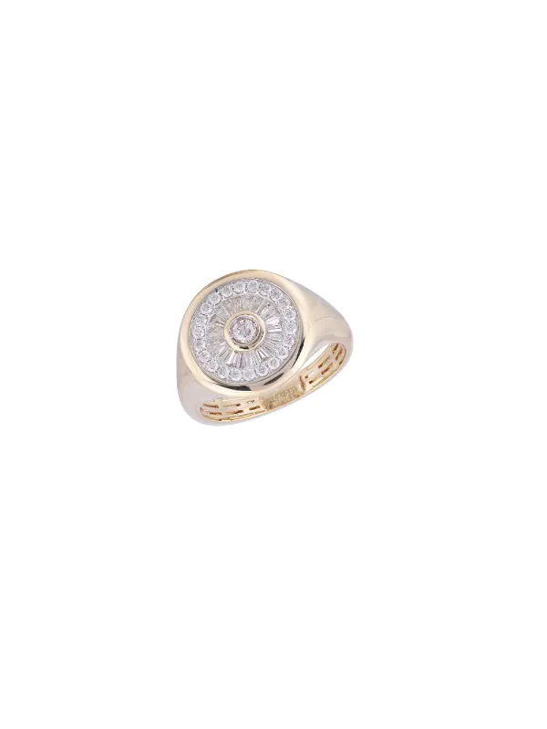 0.64ct Diamond 14K Gold Statement Cluster Ring sold by Wish Fine Jewelry