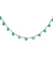 10.14ct Diamond Emerald Heart 18K Gold  Necklace sold by Wish Fine Jewelry