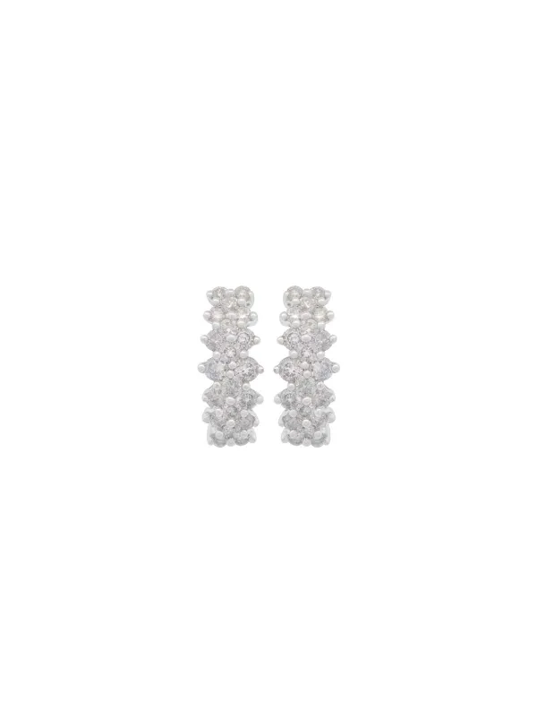1.00ct Diamond 14K Gold Princess Bar Earrings sold by Wish Fine Jewelry