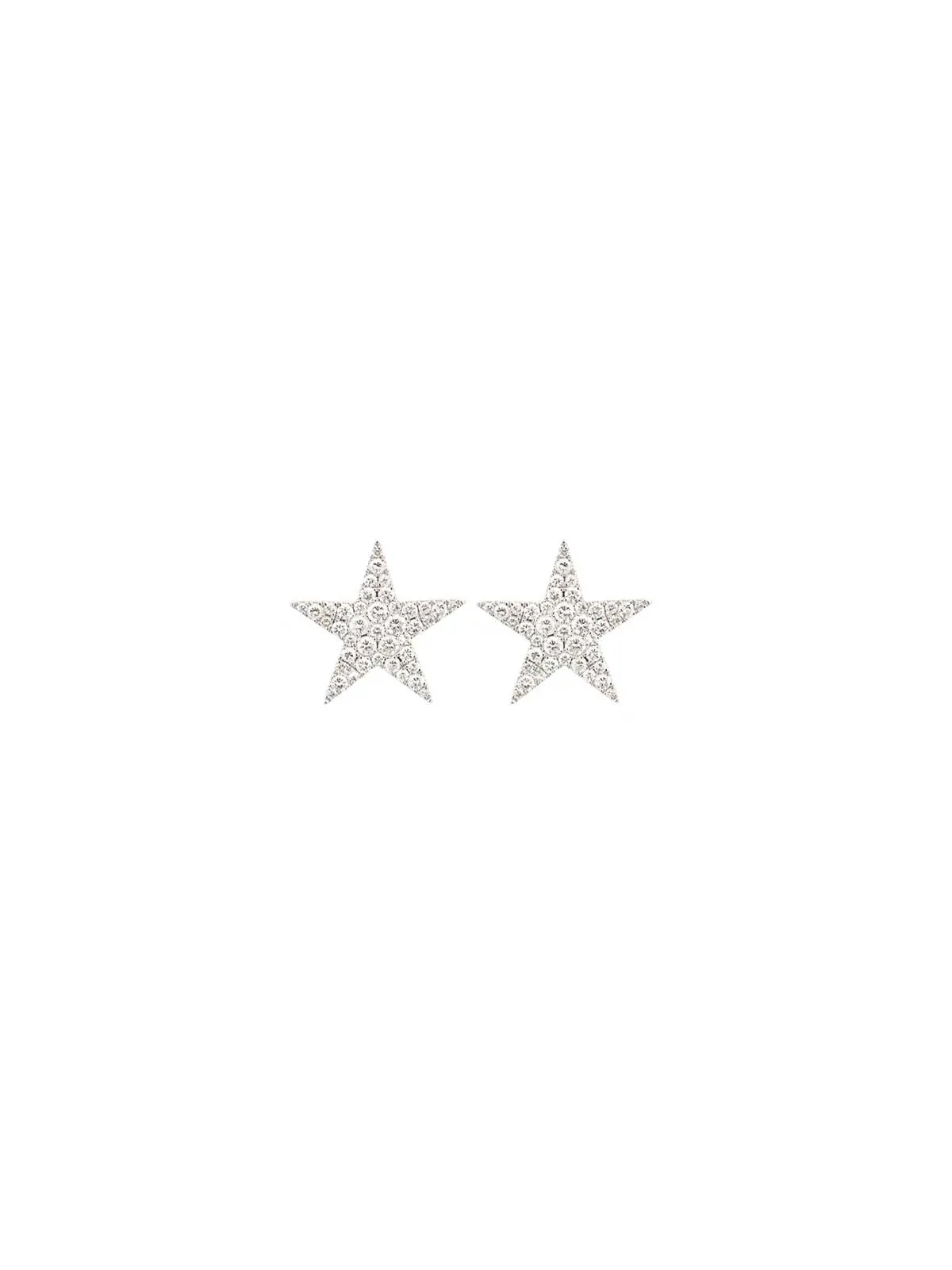 0.76ct Diamond 14K Gold Pave Star Earrings sold by Wish Fine Jewelry