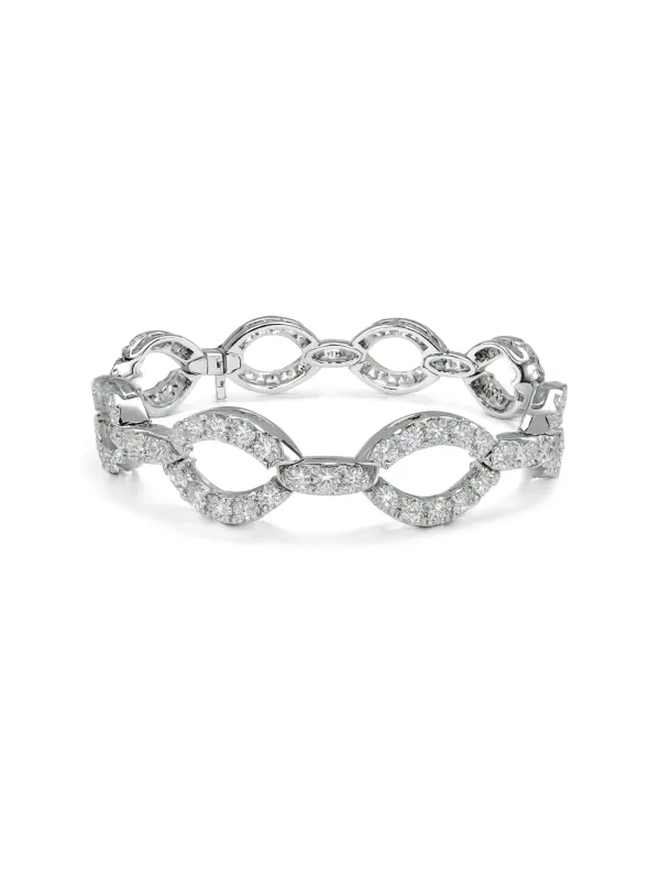 9.6ct Diamond 18K Gold Multi Bangle Bracelet sold by Wish Fine Jewelry